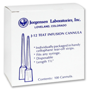 Jorgensen Lanbs J-12 Teat Infusion Cannula box